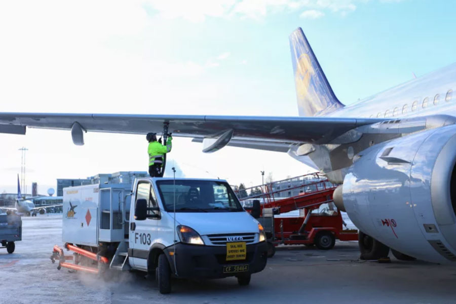 Biodrivstoff reduserer utslipp fra luftfarten