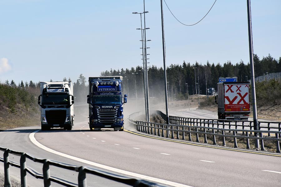 Baltiske og polske biler fraktet 20 prosent av godset