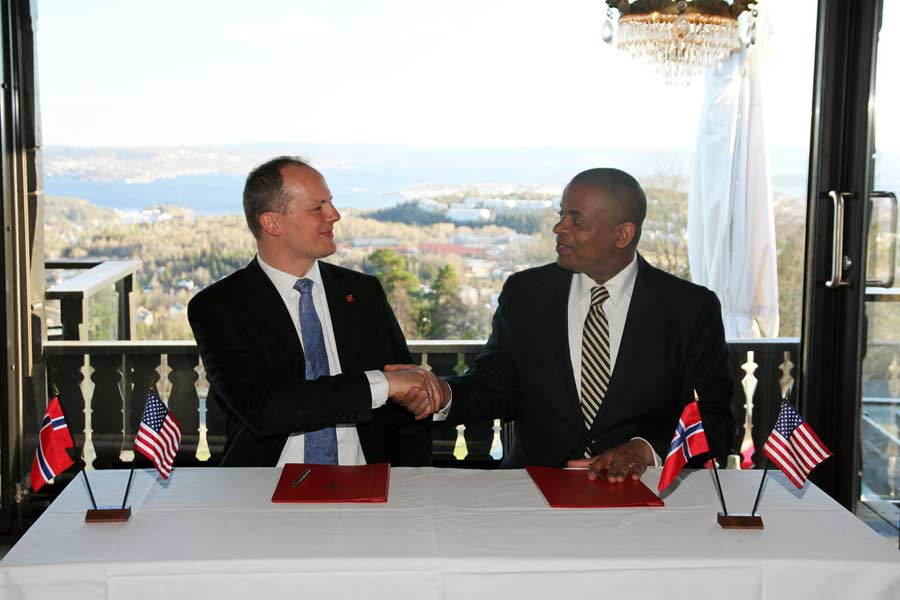 Norge og USA signerte samarbeidsavtale om transport