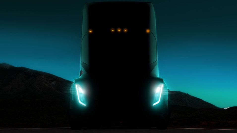 Teslas kommende hel-elektriske tunge lastebil