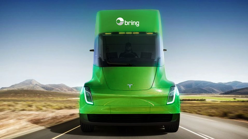 Posten kjøper Tesla Semi