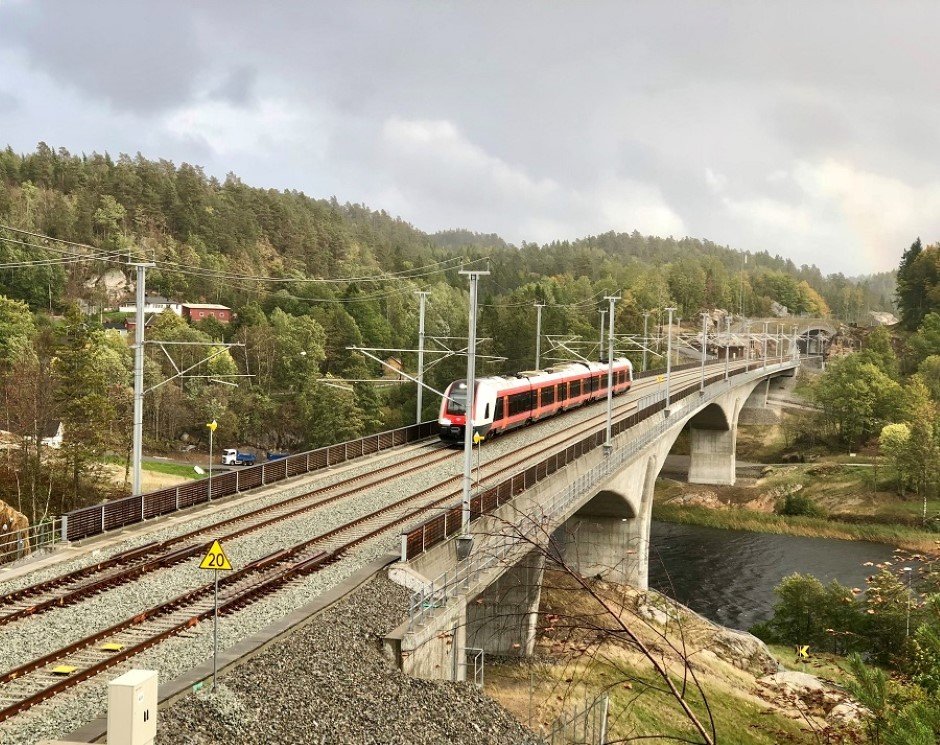 Grenland har fått moderne jernbaneforbindelse