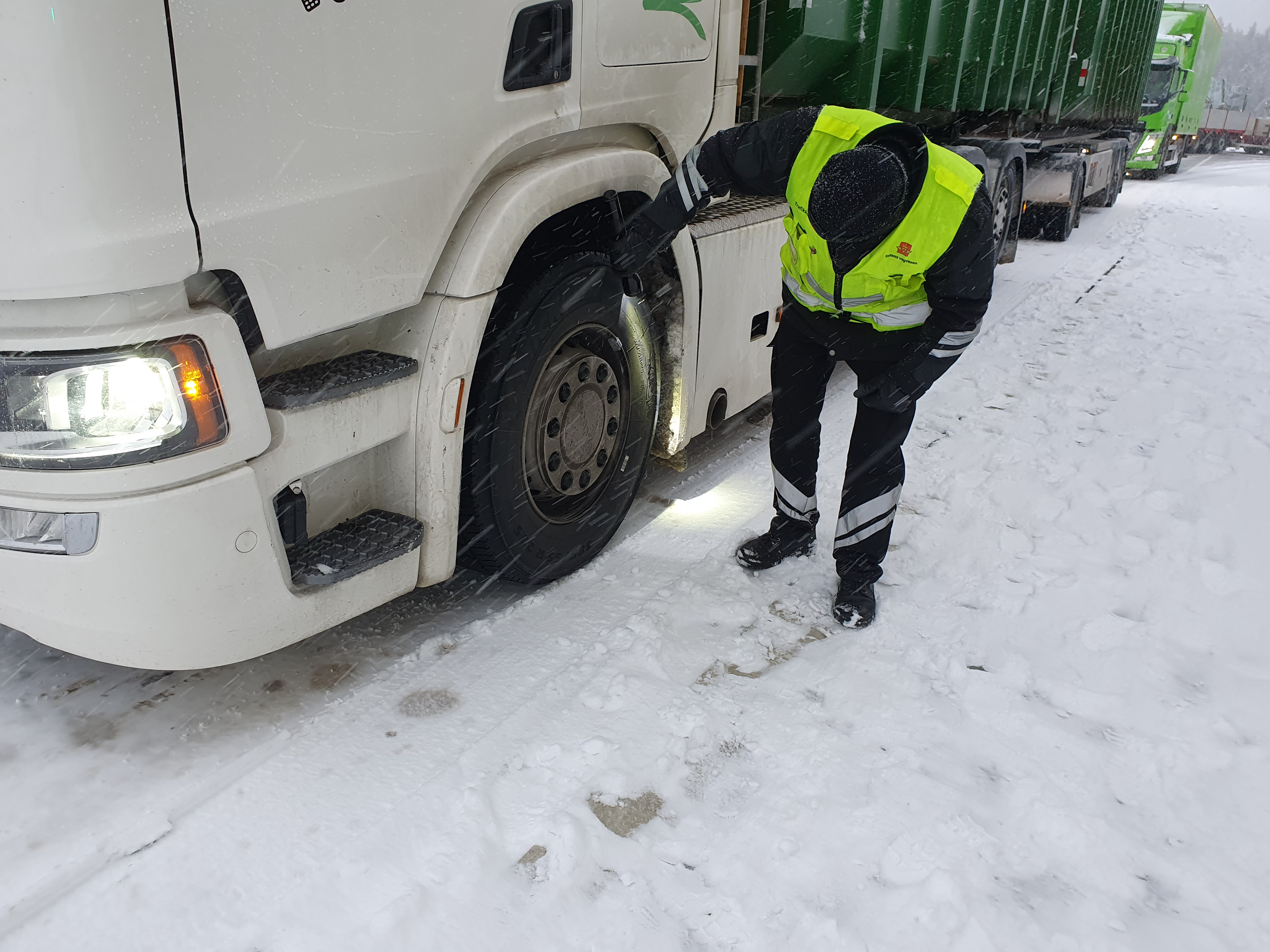 Statens vegvesen klare for vinterkontroller