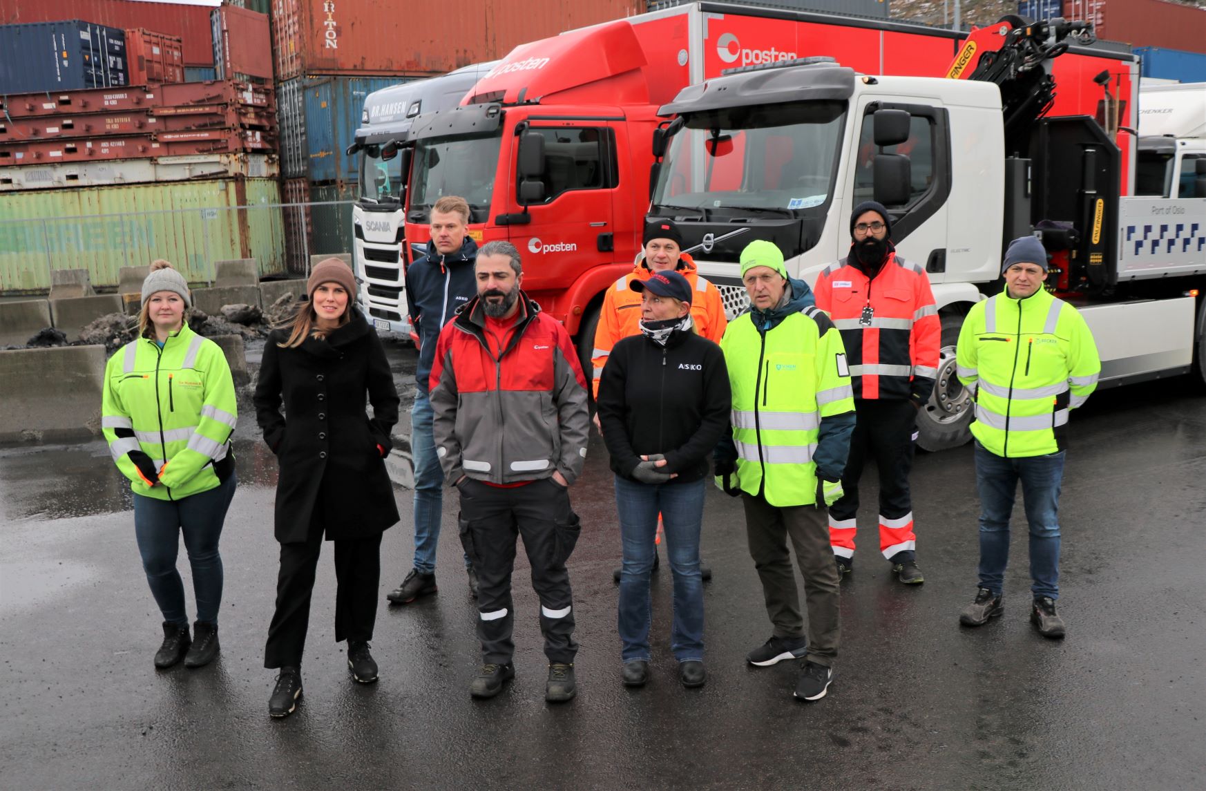 Fossilfri lastebilparade til Oslo havn