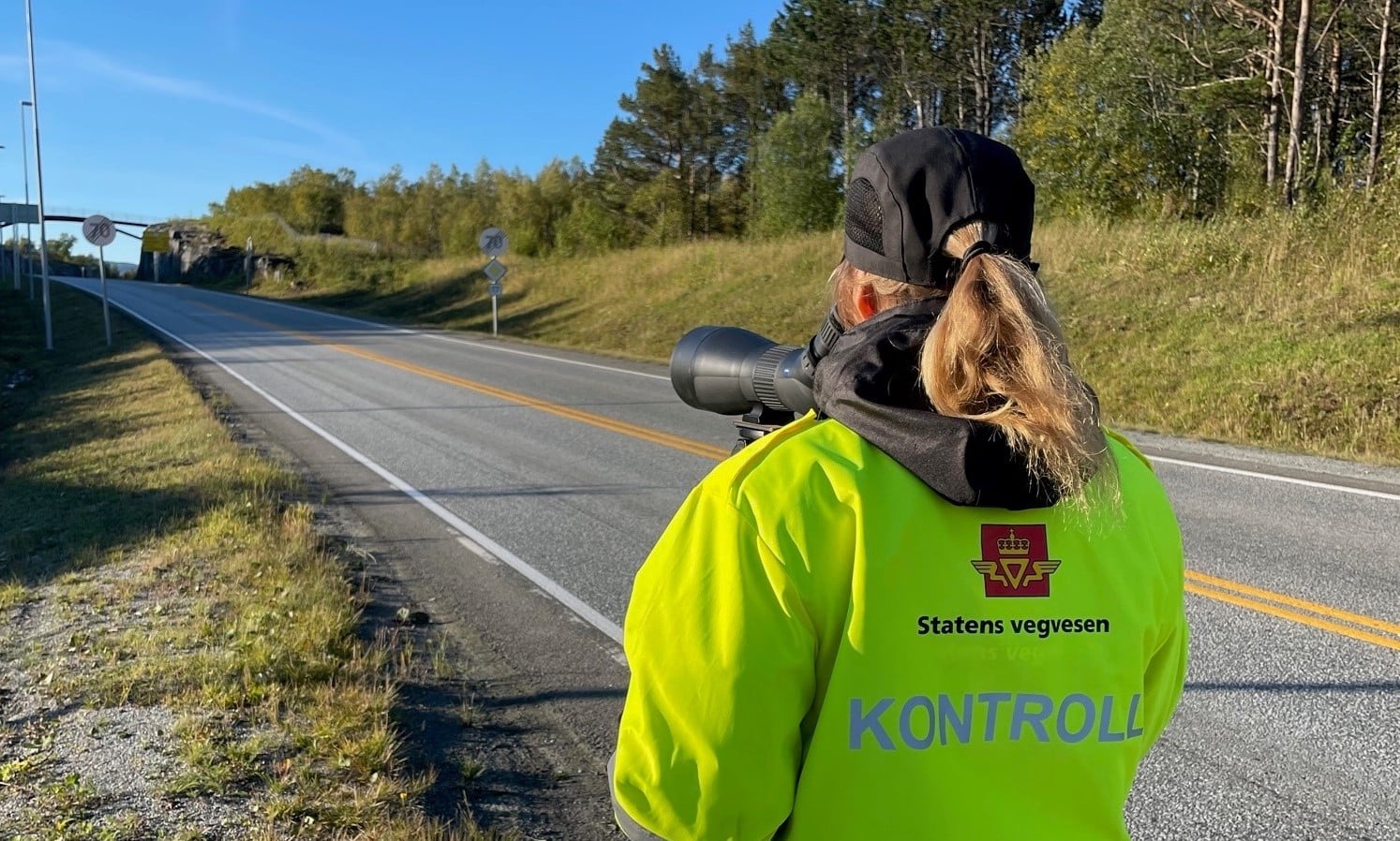 Statens vegvesen kontrollerte over 45 000 lette kjøretøy langs veiene i 2022